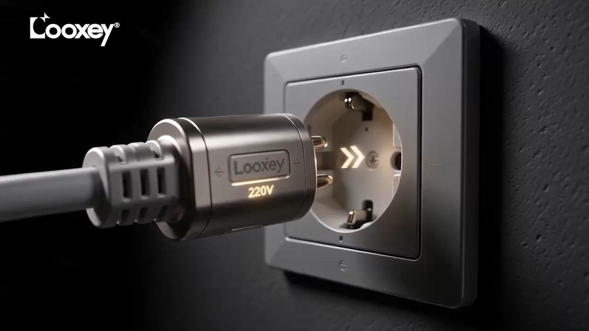 Looxey plug going straight into a 220V wall socket