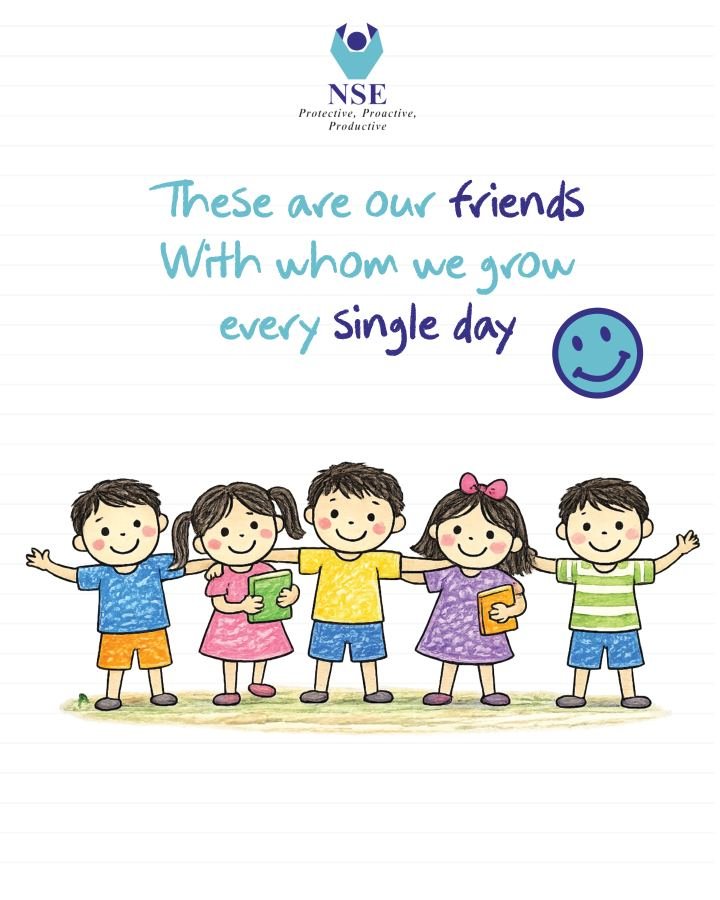 Slide 4: These are our friends, with whom we grow every single day